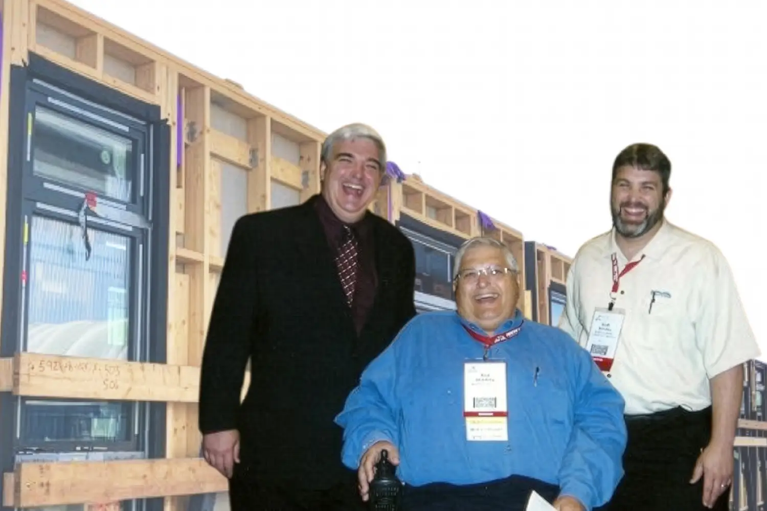 Ben Hershey with his father Don Hershey and brother
